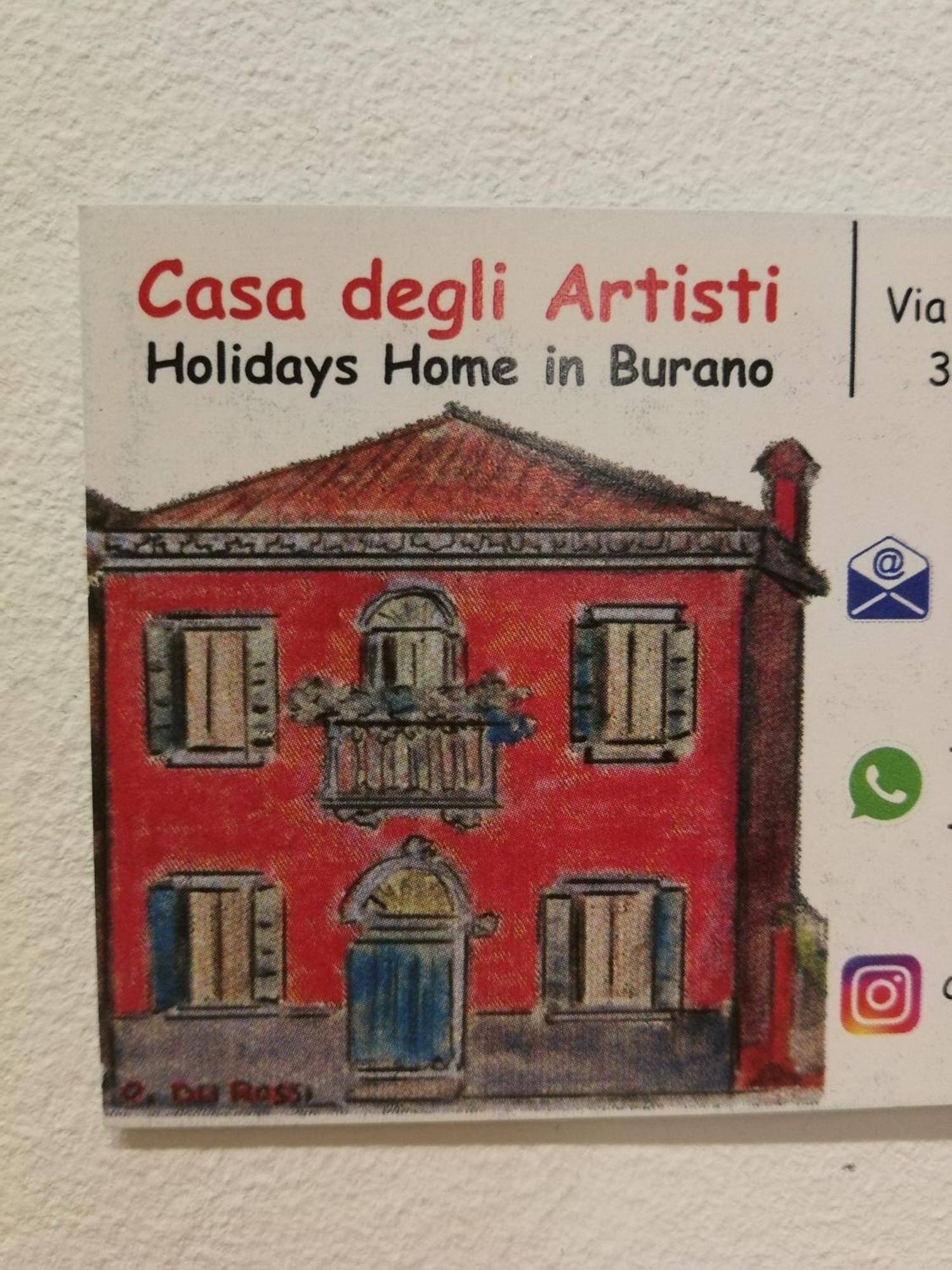Apartament Casa Degli Artisti Burano Zewnętrze zdjęcie